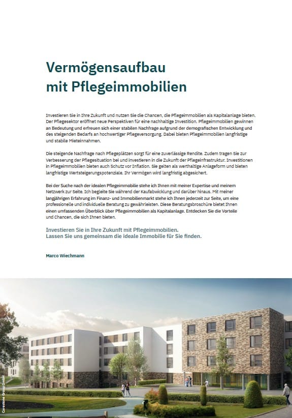 Auszug aus dem PDF Vermögensaufbau mit Pflegeimmobilien